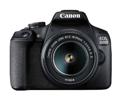 CANON EOS 2000D +EF-S 18-55MM CAMERA REFLEX BLACK